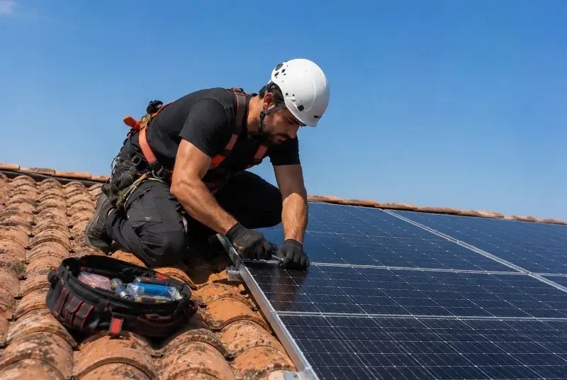 Maintenance et monitoring de panneaux solaires à Bazoges-en-Paillers